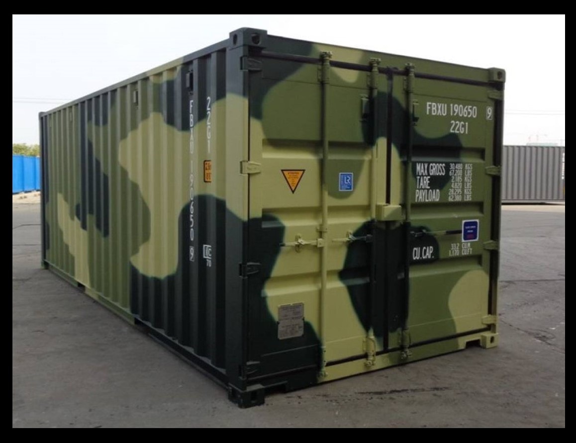 Container delivery truck