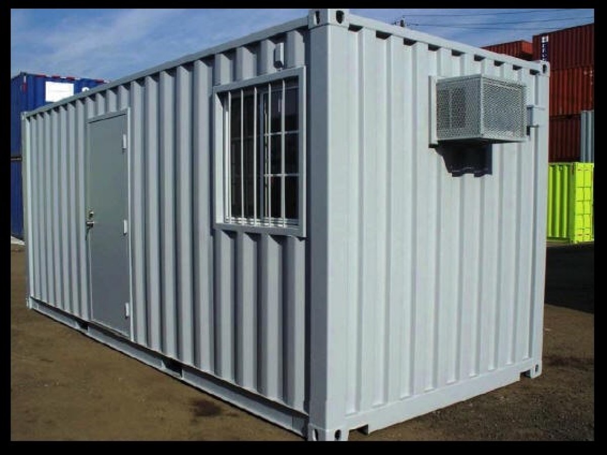 Steel shipping container